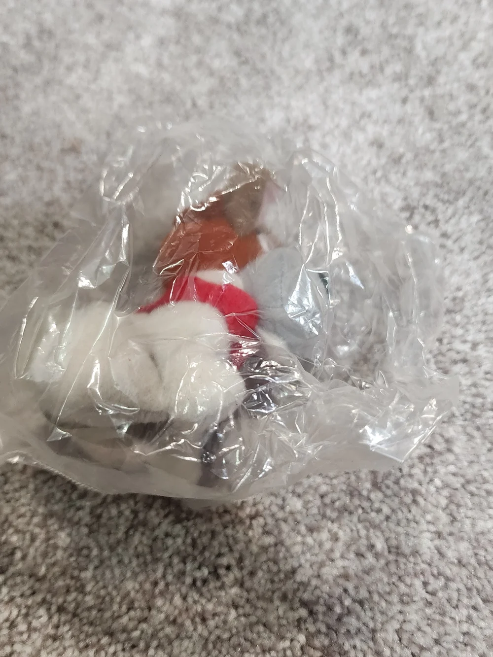 Vintage 1988 McDonald's Plush Ornament Dodger of Oliver & Co.